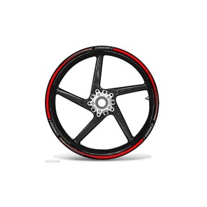 Kit Adesivi Rossi da 17 Pollici per Cerchioni Moto KAWASAKI Z1000 - Product Image 1
