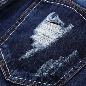 Pantalon Cargo en Denim Stretch à Taille Haute pour Homme, Grande Taille, Lavage Léger, Imperméable, Enduit Élastique, Fermeture à la Taille, Élégant High Street - Product Image 5