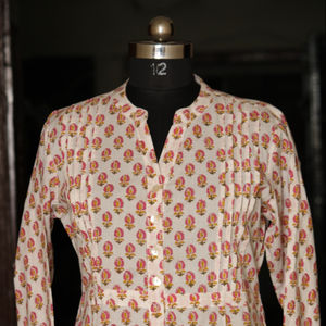 Robes décontractées pour femmes Robe d'été courte en coton avec imprimé fleuri chic pour les journées ensoleillées Confort et style - Product Image 1