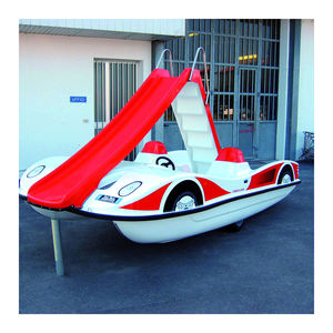 Bateaux à pédales en fibre de verre, vente en gros, fournisseur direct d'usine, export OEM, bateaux de lac - Product Image 6