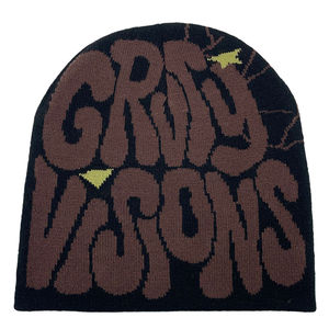 All Over Print <b>Winter</b> Knitted Beanie <b>Hats</b> Double Sports Cap Custom Logo Embroidery Unisex Beanie <b>Hats</b> for <b>Men</b> Wear - Product Image 4