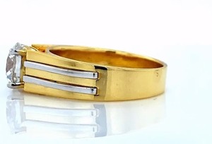 Bijoux en diamant de laboratoire pour femmes, 2,71 carats, taille ronde, ethnique, or jaune 18 carats, bague en diamant de laboratoire, Vala Brothers - Product Image 5