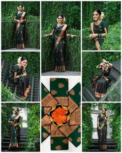 ผ้าไหมบานาราสีขายดีสําหรับงานแต่งงานและเทศกาลในราคาขายส่งจากอินเดีย - Product Image 6