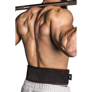 Ceinture de musculation en cuir suédé avec boucle à levier pour hommes, idéale pour les squats, les soulevés de terre et l'haltérophilie, vente en gros, logo personnalisé OEM - Product Image 5