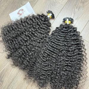 ผมเคราตินปลายแบนแบบคู่สำหรับต่อผมคนผมดิบแบบเวียดนาม - Product Image 3