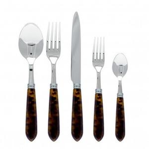 Ensemble de couverts faits à la main en résine avec poignées en métal poli miroir idéal pour restaurant, mariage, cuisine, nourriture, cuillère - Product Image 5