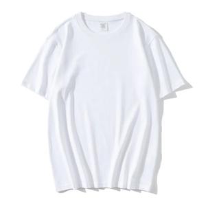 Camisetas personalizadas de tu propia marca, Camiseta de algodón pesado, Unisex, ajuste Regular, logotipo impreso en blanco, 180 200 Gsm 220 240 280, alta calidad - Product Image 2