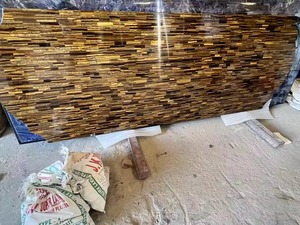 Marbre naturel jaune clair de haute qualité grande dalle Design moderne pour cuisine salle de bain inde excellente Solution de conception graphique - Product Image 3