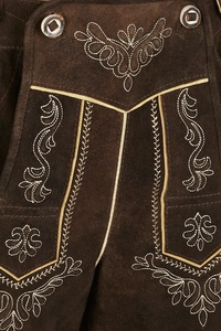 Manguera de cuero auténtico para hombre, ropa masculina de alta calidad, con logotipo personalizado, estilo bávaro - Product Image 2