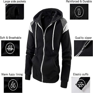 Nouvel arrivage de sweats à capuche unis pour hommes avec logo personnalisé sweats à capuche thermiques de haute qualité vêtements décontractés hiver sweats à capuche pour hommes avec visage couvert - Product Image 3