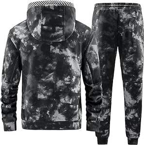 ชุดวอร์มมีฮู้ดสำหรับผู้ชาย, เสื้อผ้าฝ้าย100% น้ำหนักเบาลายพื้นสำหรับกลางแจ้งแบบลำลองมีขนาดแตกต่างกันหน้าหนาว - Product Image 2