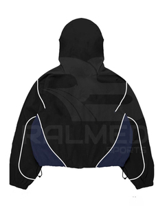 เสื้อแจ็คเก็ตมีฮู้ดทรงเข้ารูป ดีไซน์ใหม่ล่าสุด ผลิตจากไนลอน 100% ชุดวอร์มพิมพ์ลาย กันน้ำ กันลม เป็นมิตรกับสิ่งแวดล้อม ระบายอากาศได้ดี พร้อมแถบสะท้อนแสง - Product Image 3
