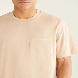 Camiseta de manga corta antiarrugas en blanco con diseño de calidad para hombre, Camiseta 100% de algodón para hombre, Camiseta holgada de gran tamaño con - Product Image 5