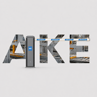 Barrière automatique pliante AKE, contrôle d'accès intelligent pour véhicules, bras en alliage d'aluminium, système de stationnement intelligent pour garage souterrain