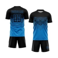 Tenue de football personnalisée par sublimation - Maillot à manches courtes imprimé et respirant avec services de fabrication en gros et de marquage personnalisé