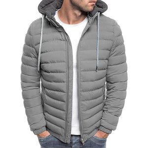 Wholesale Nylon Winter Puffer Jackets Hood Custom Logo Bubble Puff Fill Warm Duck <b>Feather</b> Zip High Quality Fabric Different - Product Image 5
