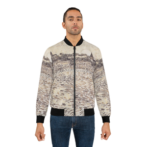 Cremallera Diseñe sus propias chaquetas sublimadas Diseño de moda personalizado Chaquetas de sublimación de bombardero de satén para hombres y mujeres - Product Image 4