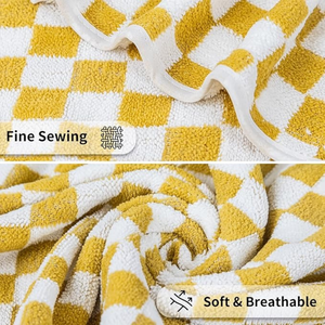 Juego de Toallas de Baño de Lujo de 6 Piezas de Algodón, Súper Absorbentes, de Secado Rápido, Bordadas Personalizadas para Uso en el Hogar o Spa - Product Image 2