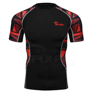 High Quality Professional Made <b>Men</b> <b>Rash</b> <b>Guard</b> Martial Arts Wear Spandex Polyester <b>Men</b> <b>Rash</b> <b>Guard</b> - Product Image 2