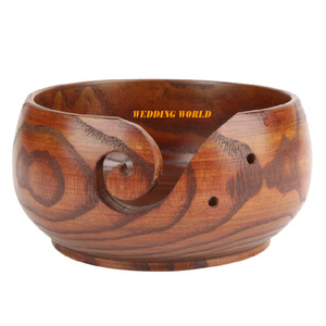 Cuenco de madera martillado con soporte Cuenco dulce hecho a mano de buena calidad Cuenco de chocolate de madera elegante más vendido - Product Image 6