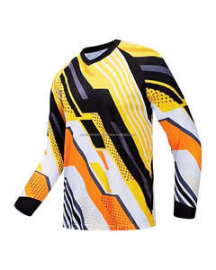 Vêtements de course moto légers en polyester anti-UV avec impression par transfert thermique pour hommes, style motard - Product Image 3
