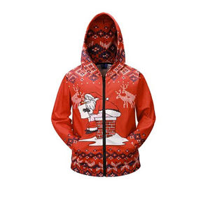 Printed Embroidered Solid <b>Christmas</b> Logo Digital Printed 100% Cotton Fleece Winter Men <b>Hoodies</b> Regular Fit Pullover Pocket - Product Image 1