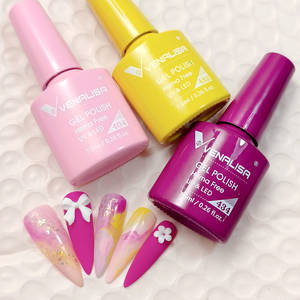 Venalisa Nouveau Matériel vip4 Nail Art Hema Free Gel Polish Pour Ongles <span class=keywords><strong>French</strong></span> Tip <span class=keywords><strong>Manucure</strong></span> Gel Vernis Émail Laque UV LED Nail - Product Image 1