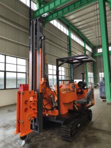 Mesin Pemancang Tiang Hidrolik Tenaga Surya Fotovoltaik TZ536 Crawler Kecil dengan Rotasi 360 Derajat dan Efisiensi Tinggi - Product Image 4