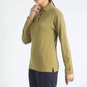Transpirable, venta al por mayor, marca propia, Impresión de poliéster y Spandex, camiseta Polo sin mangas para mujer de alta calidad - Product Image 6