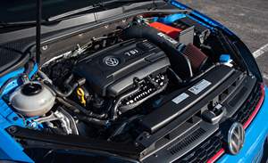 Volkswagen GTI Rabbit Edition 2019 d'occasion en bon état, boîte manuelle 6 vitesses, bleu bleuet, modifications performance - Product Image 6