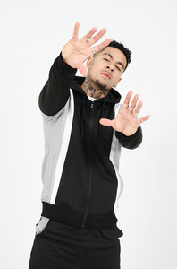 2022 dernière mode Logo personnalisé hommes survêtements Sport survêtement avec grande taille Option 2 pièces survêtements ensembles en vrac survêtements - Product Image 3