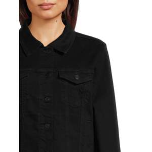Washed Blue Denim Jacket Casual Fashion <strong>Veste</strong> Femme Long Sleeve Short Blue Jean Cropped Oversized Jean Woman Jacket