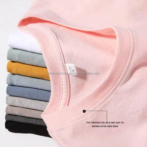 Camisetas de Alta Calidad para Hombre, Lisas, Personalizadas con Gráficos Impresos, de Algodón Grueso, Talla Grande - Product Image 2