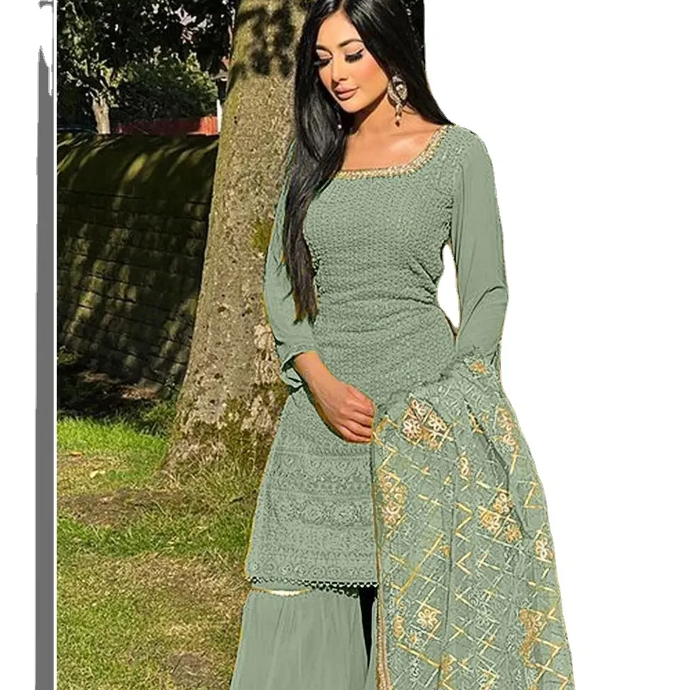 Vestido de festa para gramado, vestido indiano de Bollywood, salwar Kameez, traje de casamento de alta qualidade, ideal para festas