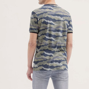 T-shirt d'été pour homme à col rond avec logo personnalisé, mode décontractée, manches courtes, polyester/coton de haute qualité, écologique, séchage rapide - Product Image 6