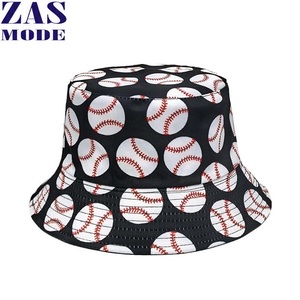 Nuevo Sombrero de Pescador con Estampado de Béisbol para Hombre y Mujer, Moderno, con Estampado Completo, para Deportes al Aire Libre, Plegable - Product Image 1