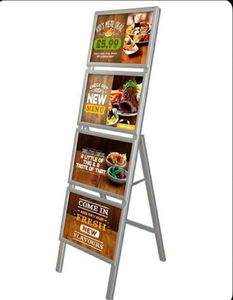 Supports de bannières haut de gamme pour les événements, les promotions et les présentoirs de vente au détail, légers, imperméables, portables, faciles à installer n'importe où - Product Image 5