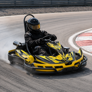 Kart à pédales électrique pour enfants 24V haute durabilité, kart de <span class=keywords><strong>course</strong></span> tout-terrain - Product Image 2