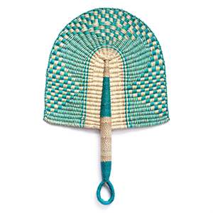 Éventails en paille tissés à la main, style bohème, éventail à main en herbe de mer, décoration murale en herbe de mer naturelle - Product Image 1