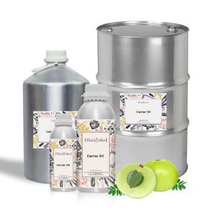 Organic Amla Oil for Damaged Hair Moisturizing and Smoothing Vegan Coconut Oil <b>Infused</b> with Ginger <b>Tea</b> Tree Oil for Curly Hair - Product Image 1