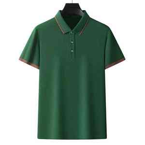 Polos de Verano de Alta Calidad, Manga Corta, Combinación de Algodón, Nuevo Diseño, Transpirables - Product Image 1