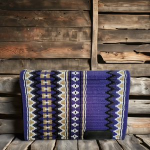 Premium 12. Couverture de selle Western Horse fabriquée à la main en laine pour les cavaliers Trail Riding Show Racing Doublure en polycoton Laine - Product Image 1