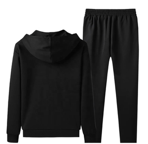 Venta al por mayor traje Jogging trajes impermeable Zip Up Sudadera con capucha conjunto con lápices pantalón auto cinturón conjuntos de los hombres Tech Fleece chándales - Product Image 2