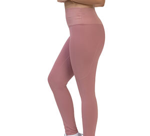 Leggings de yoga respirants sur mesure 2025 de qualité supérieure, nouveau design, pantalon à motif solide avec taille moyenne élastique pour femmes - Product Image 2