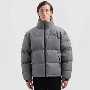 Chaqueta Acolchada de Invierno Unisex Personalizada con Capucha, Ligera, de Lona, Rellena de Algodón, con Logotipo Frontal, Estilo Urbano - Product Image 4