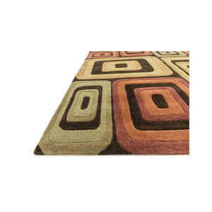 Alfombras modernas de lana de felpa de tamaño personalizado GR 08 multidiseño para uso doméstico precio al por mayor en India - Product Image 2