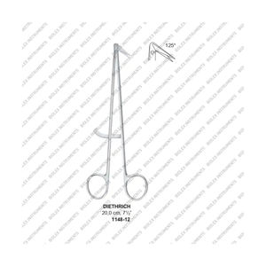 Premium Quality DIETHRICH Vascular Scissors Angled 90 <b>Blade</b> Length 12 mm Sharp Sharp 170 mm 6.34" Thoracic <b>Surgical</b> Scissors - Product Image 1