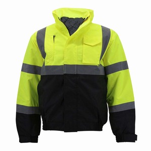 High visibility safety <b>working</b> <b>jackets</b> wholesale bulk supplier OEM custom factory reflective waterproof durable workwear - Product Image 4