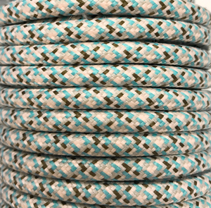 Bobina da 15 metri di cavo tessile decorativo nordico pixel matte (CIR62PI06) - Product Image 1