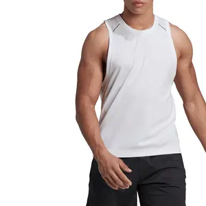 Mới nhất thiết kế của người đàn ông cộng với kích thước thoáng khí phòng tập thể dục vest Tank Tops mới nhất thiết kế Polyester lưới người đàn ông Tank Tops cho tập thể dục
